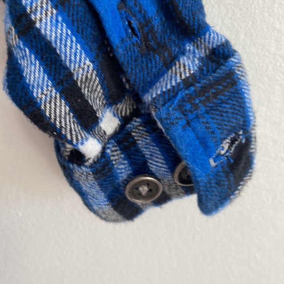 Toddler plaid 100% cotton flannel button down shirt - size 2 - Picture 6 of 6